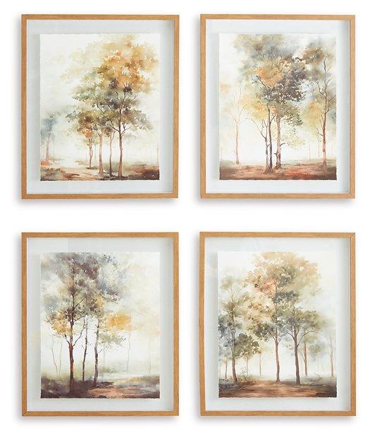 Bryneford Wall Art (Set of 4) - Just Furniture (PA) - Multi Location