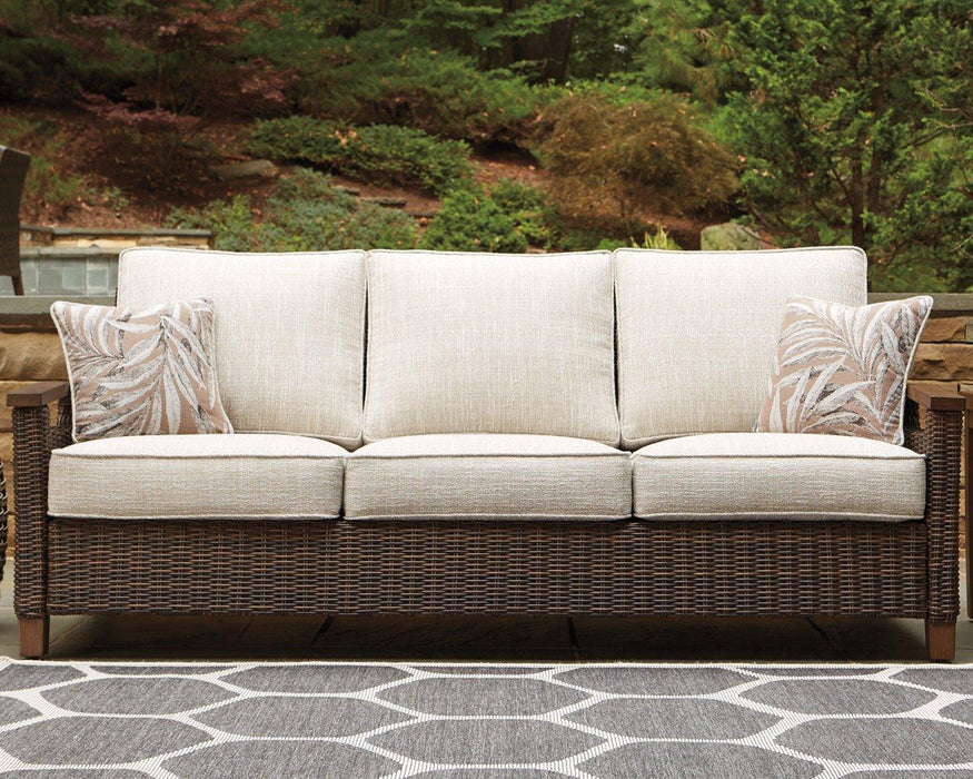 Paradise Trail Outdoor Sofa, Lounge Chairs and Fire Pit Table - Just Furniture (PA) - Multi Location