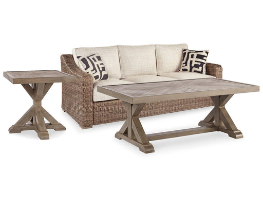Beachcroft Beachcroft Nuvella Sofa with Coffee and End Table - Just Furniture (PA) - Multi Location