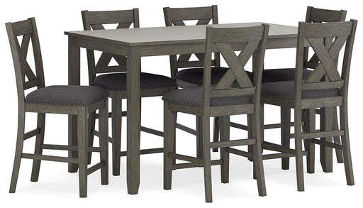 Caitbrook Counter Height Dining Table and Bar Stools (Set of 7) - Just Furniture (PA) - Multi Location