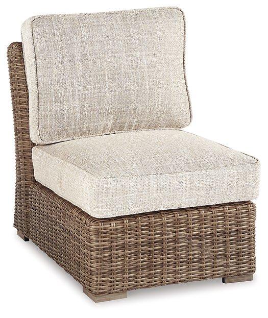 Beachcroft Outdoor Armless Chair with Cushion - Just Furniture (PA) - Multi Location