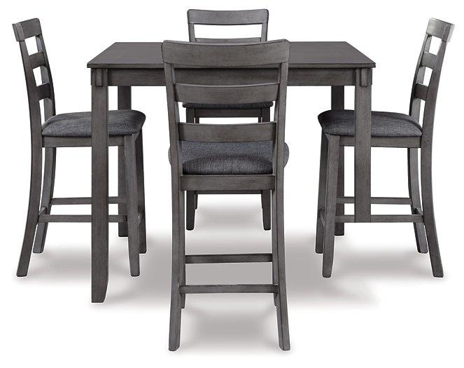 Bridson Counter Height Dining Table and Bar Stools (Set of 5) - Just Furniture (PA) - Multi Location
