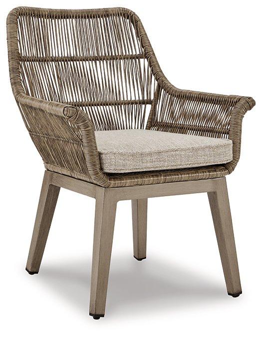 Beach Front Arm Chair with Cushion (Set of 2) - Just Furniture (PA) - Multi Location