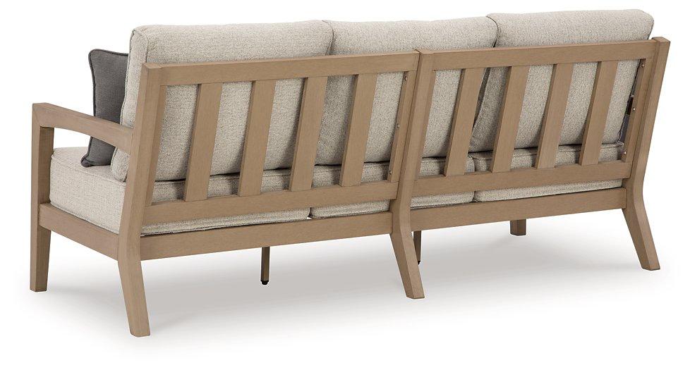 Hallow Creek Outdoor Sofa with Cushion - Just Furniture (PA) - Multi Location