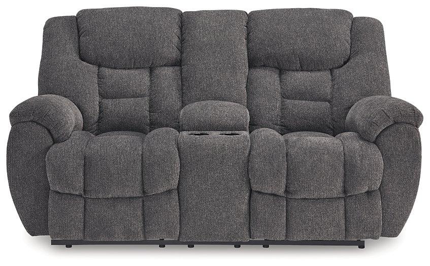 Foreside Reclining Loveseat with Console - Just Furniture (PA) - Multi Location