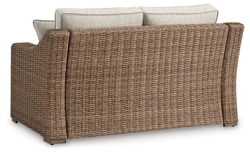 Beachcroft Outdoor Loveseat with Cushion - Just Furniture (PA) - Multi Location