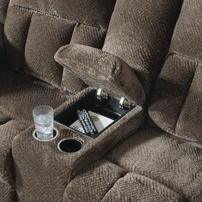 Frohn Reclining Loveseat with Console - Just Furniture (PA) - Multi Location