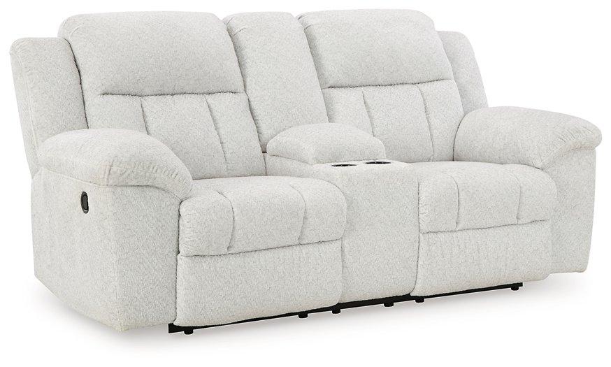 Frohn Reclining Loveseat with Console - Just Furniture (PA) - Multi Location