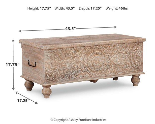 Fossil Ridge Storage Bench - Just Furniture (PA) - Multi Location