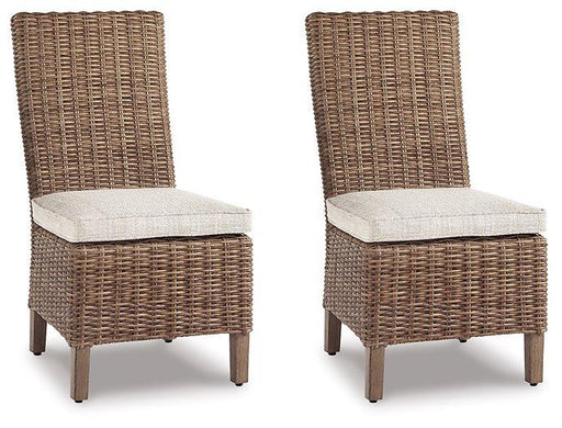 Beachcroft Outdoor Side Chair with Cushion (Set of 2) - Just Furniture (PA) - Multi Location
