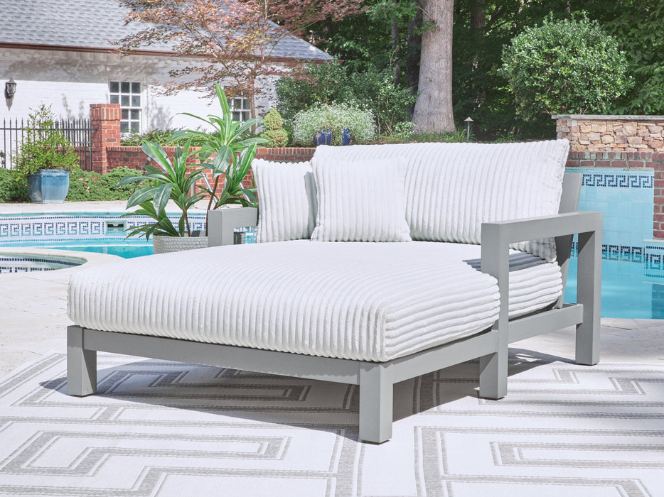 Hurley Park Outdoor Chaise Lounge with Cushion - Just Furniture (PA) - Multi Location
