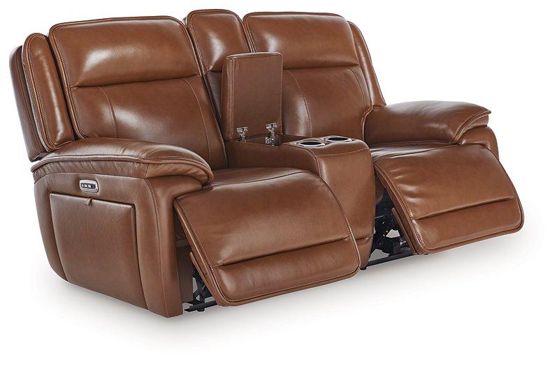 Healy Pier Power Reclining Loveseat with Console - Just Furniture (PA) - Multi Location