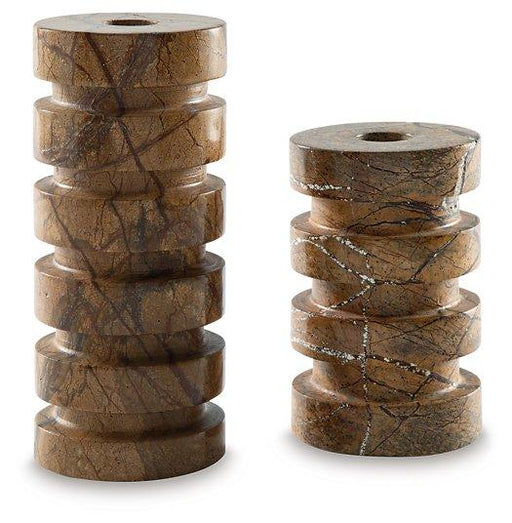 Emsleyfield Candle Holder Set (Set of 2) - Just Furniture (PA) - Multi Location