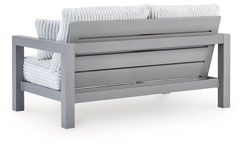 Hurley Park Outdoor Loveseat with Cushion - Just Furniture (PA) - Multi Location