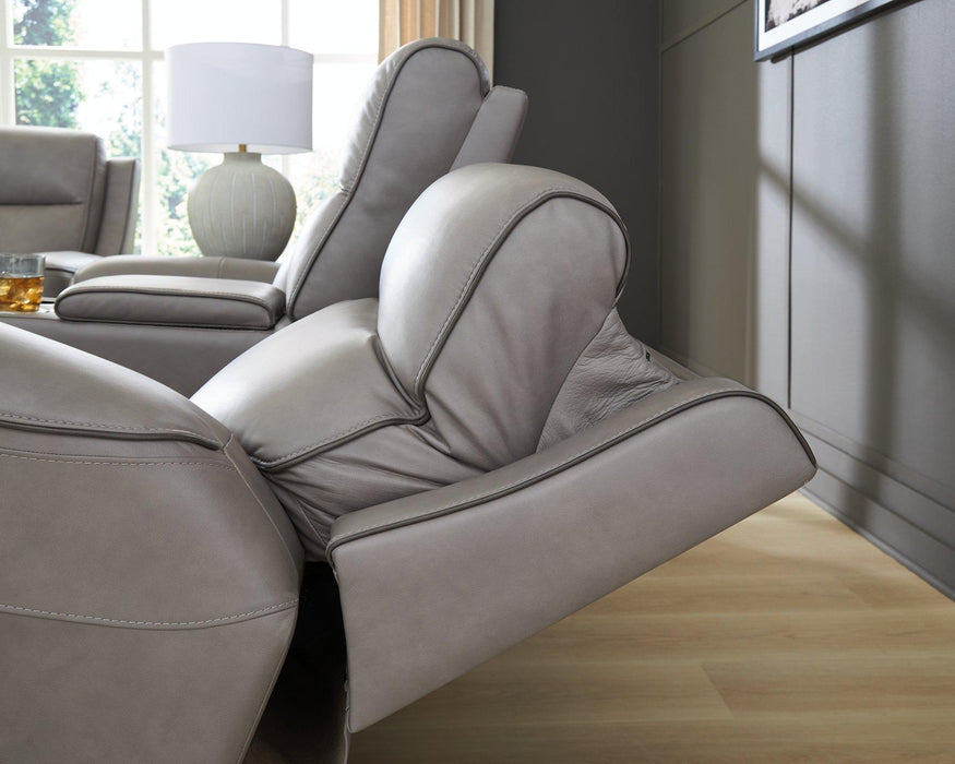 5Z-Comfort Power Reclining Loveseat with Console - Just Furniture (PA) - Multi Location