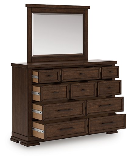 Taffenbrook Dresser and Mirror - Just Furniture (PA) - Multi Location