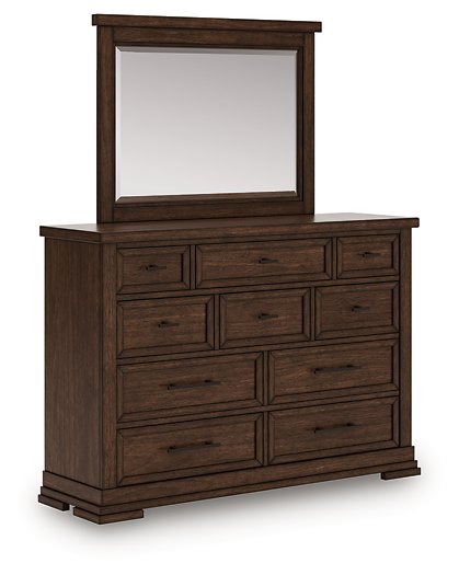 Taffenbrook Dresser and Mirror - Just Furniture (PA) - Multi Location