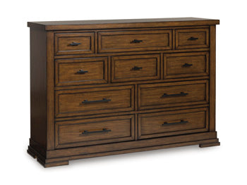 Taffenbrook Dresser and Mirror - Just Furniture (PA) - Multi Location