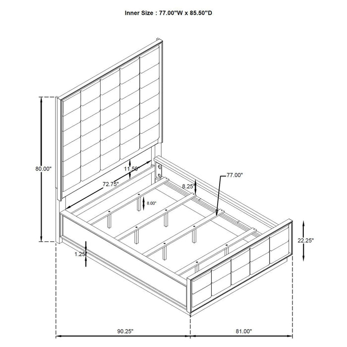 Durango 4 Pc Bedroom Set - Just Furniture (PA) - Multi Location