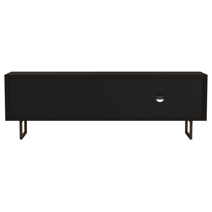Marsden 2-door Wood 70" TV Stand Charcoal Black - Just Furniture (PA) - Multi Location