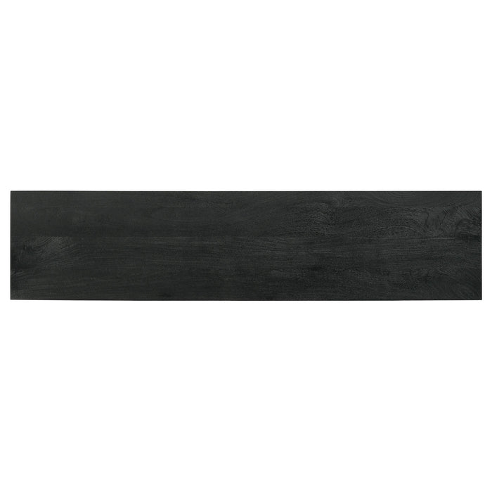 Marsden 2-door Wood 70" TV Stand Charcoal Black - Just Furniture (PA) - Multi Location