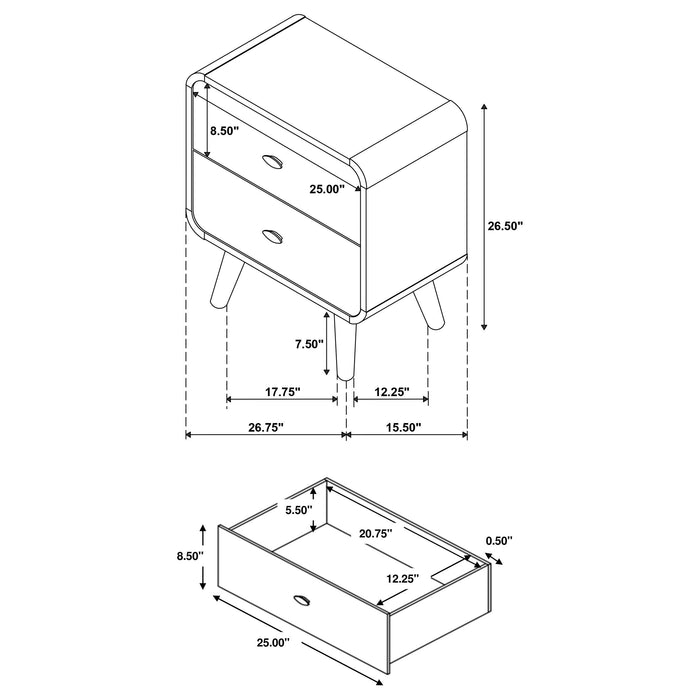 Robyn Nightstands - Just Furniture (PA) - Multi Location