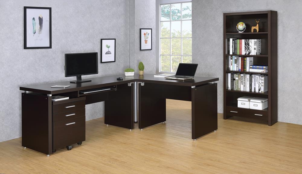 Skylar 5-shelf Bookcase with Storage Drawer Cappuccino - Just Furniture (PA) - Multi Location