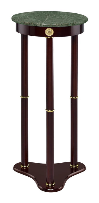 Edie Round Marble Top Accent Table Merlot - Just Furniture (PA) - Multi Location