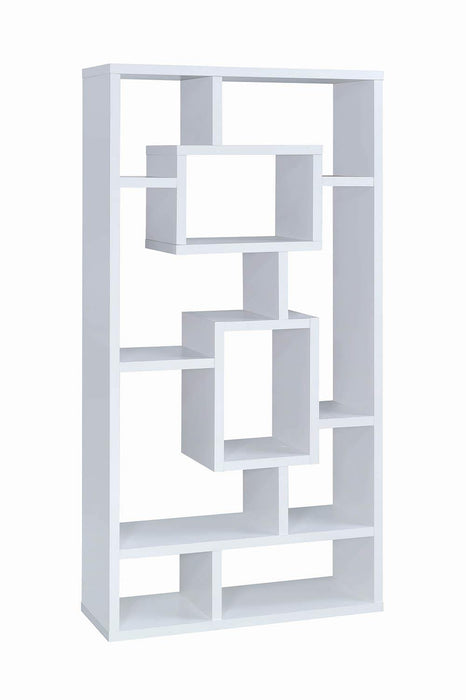 Howie 10-shelf Bookcase White - Just Furniture (PA) - Multi Location