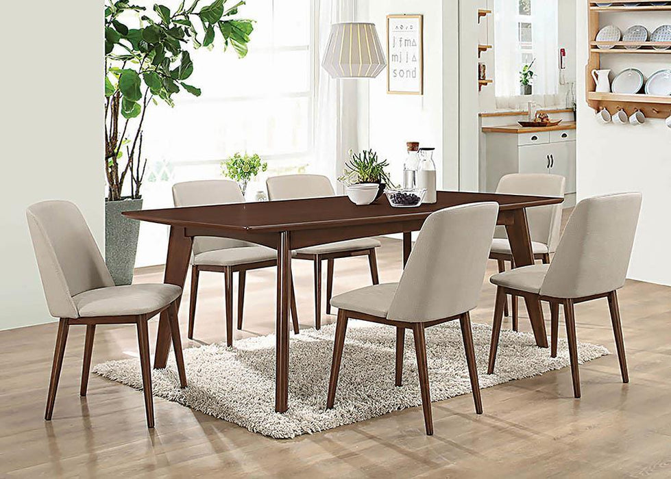Malone Rectangular Dining Table Dark Walnut - Just Furniture (PA) - Multi Location