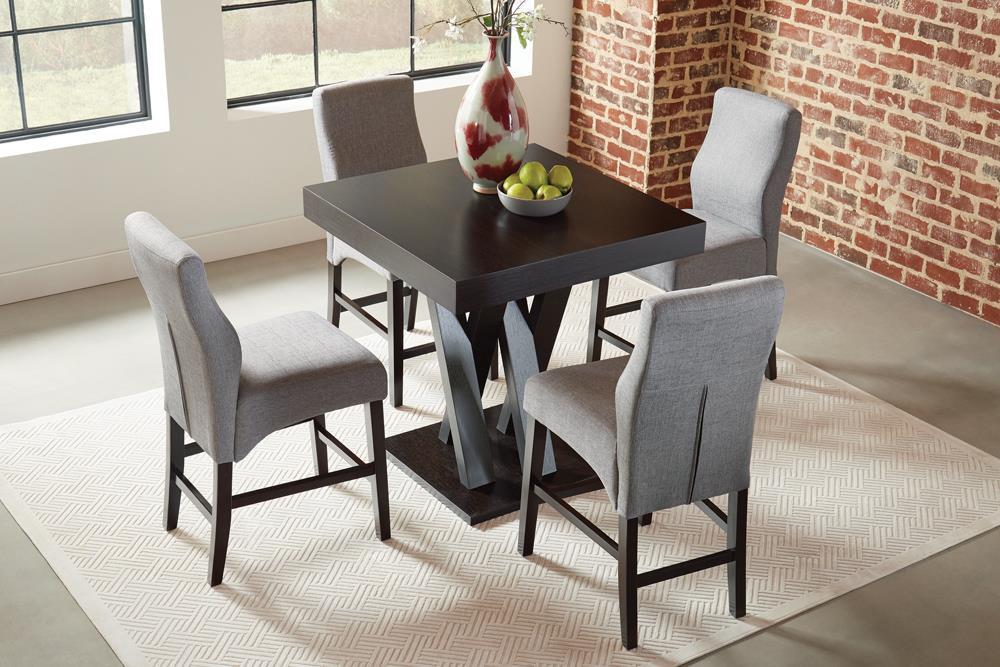 Freda Square Counter Height Table Cappuccino - Just Furniture (PA) - Multi Location