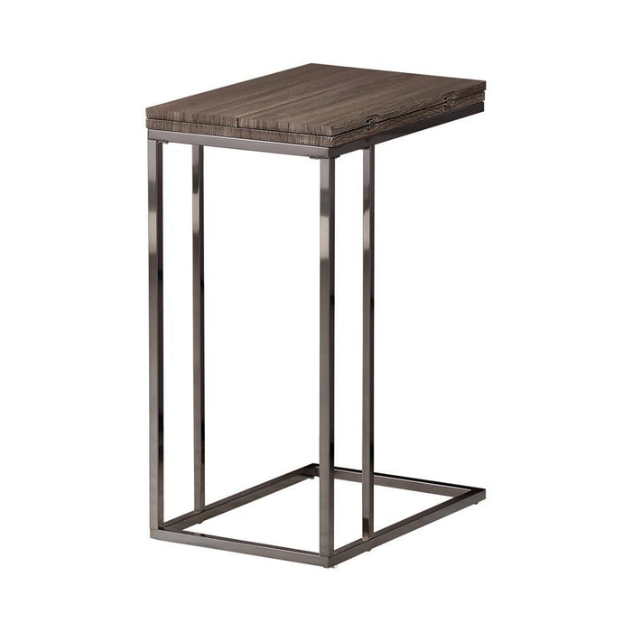 Pedro Expandable Top Accent Table Weathered Grey and Black - Just Furniture (PA) - Multi Location