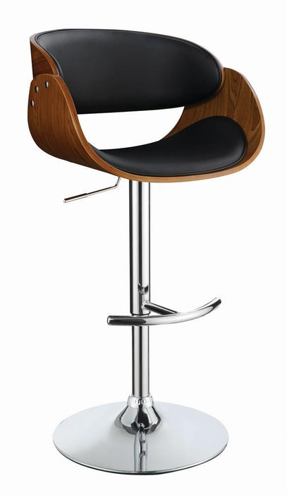 Dana Adjustable Bar Stool Black and Chrome - Just Furniture (PA) - Multi Location