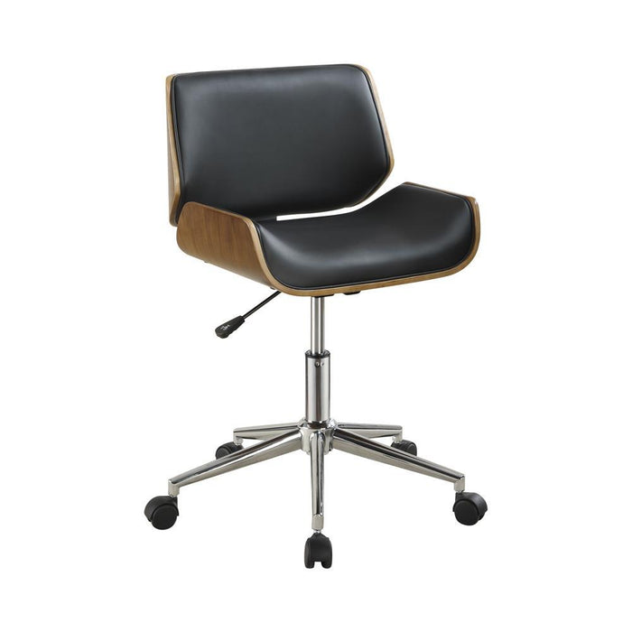 Addington Adjustable Height Office Chair Black and Chrome - Just Furniture (PA) - Multi Location