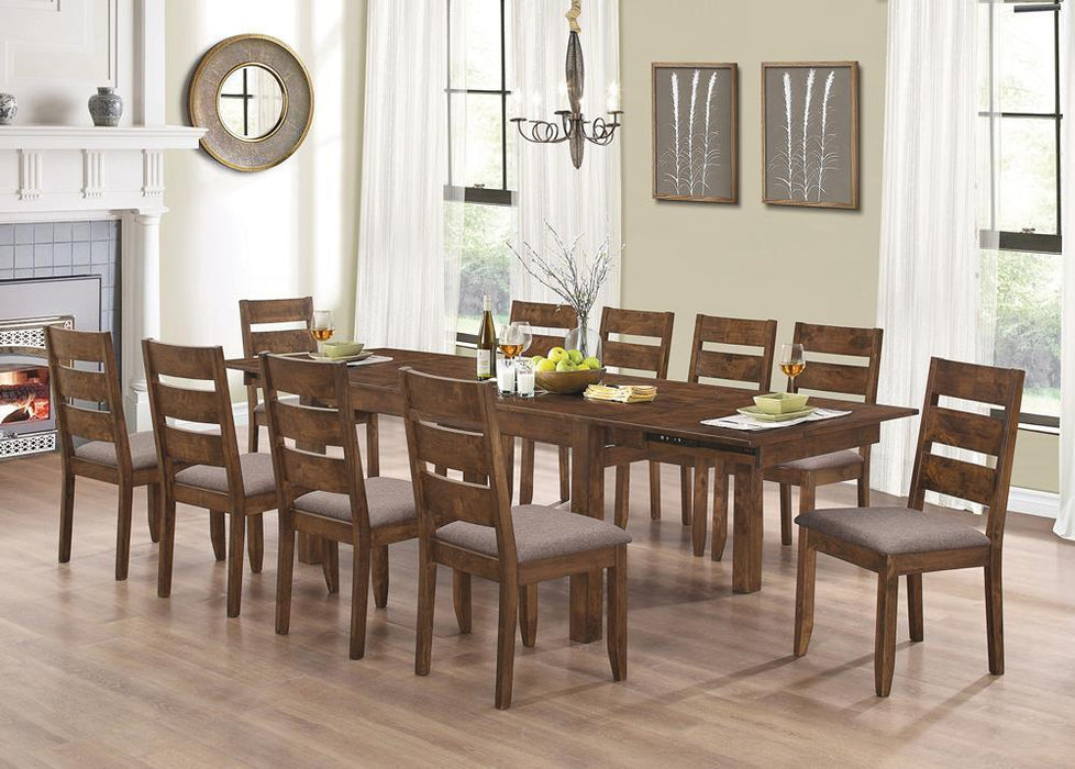 Alston Ladder Back Dining Side Chairs Knotty Nutmeg and Grey (Set of 2) - Just Furniture (PA) - Multi Location