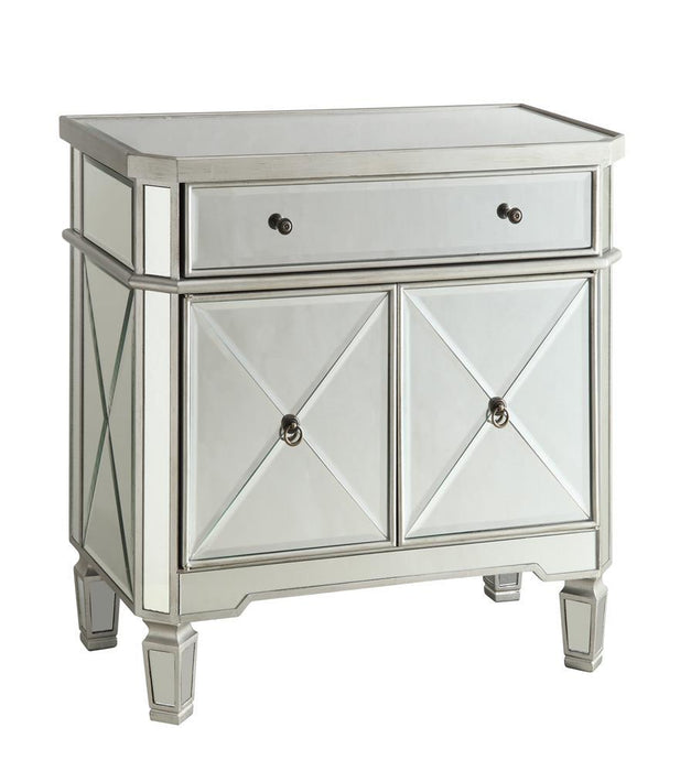 Aconitum 4-door Wine Cabinet Clear Mirror - Just Furniture (PA) - Multi Location