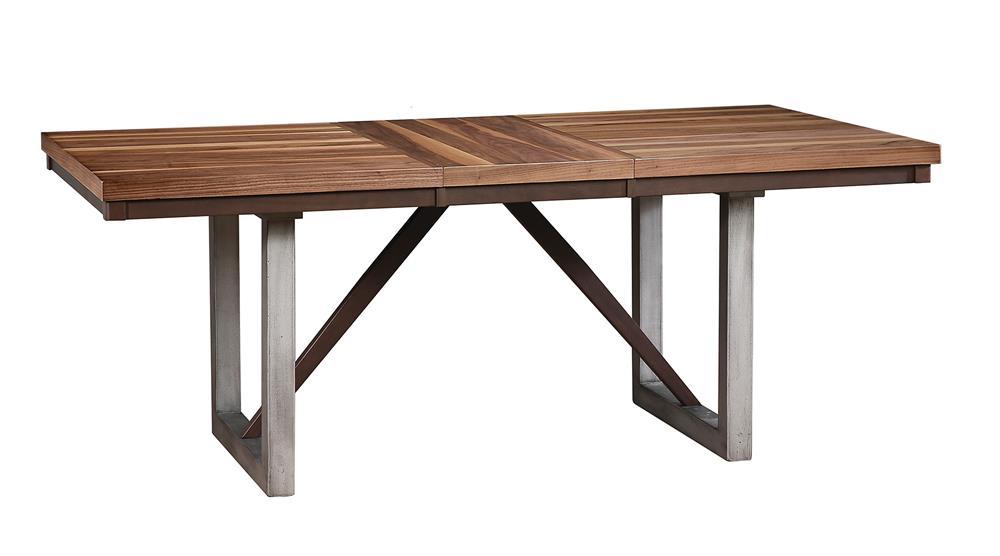 Spring Creek Dining Table with Extension Leaf Natural Walnut - Just Furniture (PA) - Multi Location