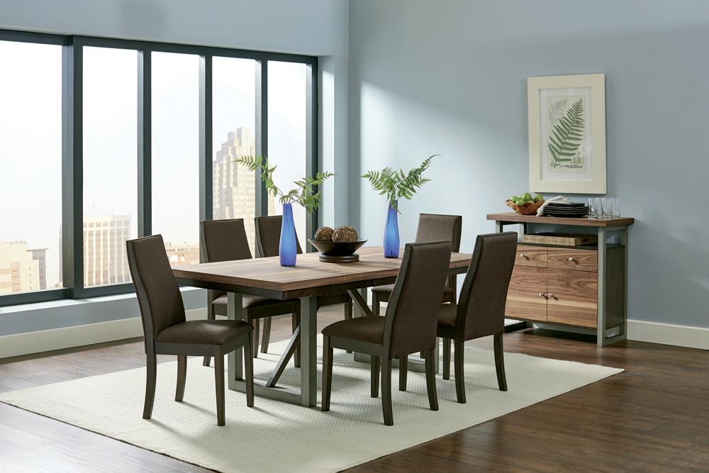 Spring Creek Upholstered Side Chairs Rich Cocoa Brown (Set of 2) - Just Furniture (PA) - Multi Location