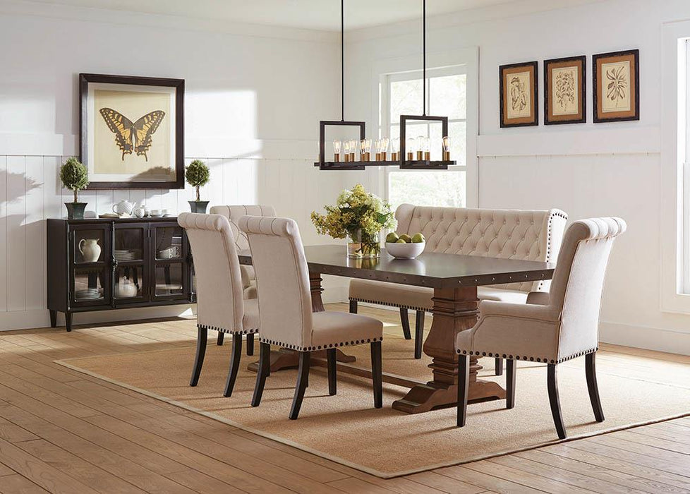 Alana Tufted Back Upholstered Arm Chair Beige - Just Furniture (PA) - Multi Location
