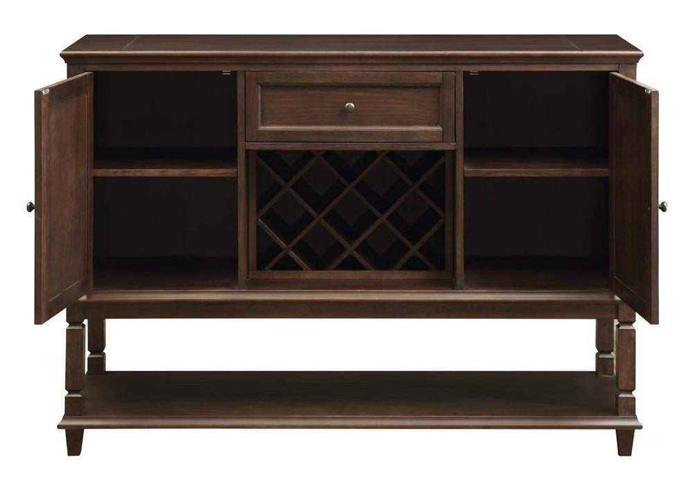Parkins Server with Lower Shelf Rustic Espresso - Just Furniture (PA) - Multi Location