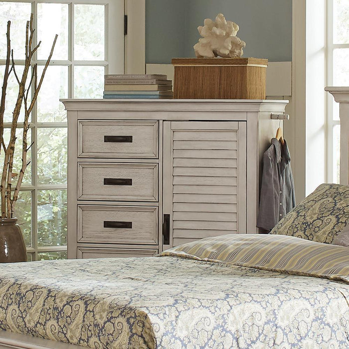 Franco 5-drawer Chest Antique White - Just Furniture (PA) - Multi Location