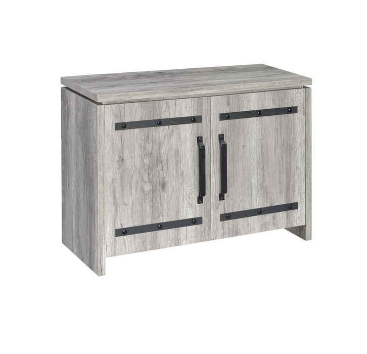 Enoch 2-door Accent Cabinet Grey Driftwood - Just Furniture (PA) - Multi Location