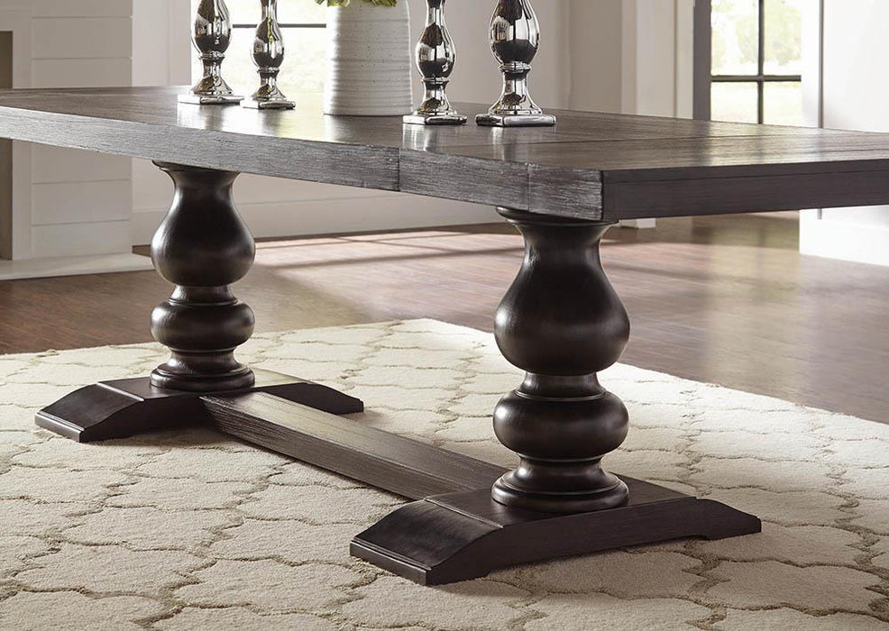 Phelps Rectangular Dining Table Antique Noir - Just Furniture (PA) - Multi Location