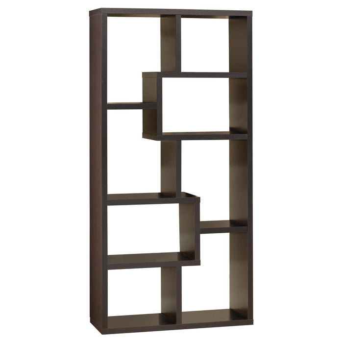 Theo 10-shelf Bookcase Cappuccino - Just Furniture (PA) - Multi Location