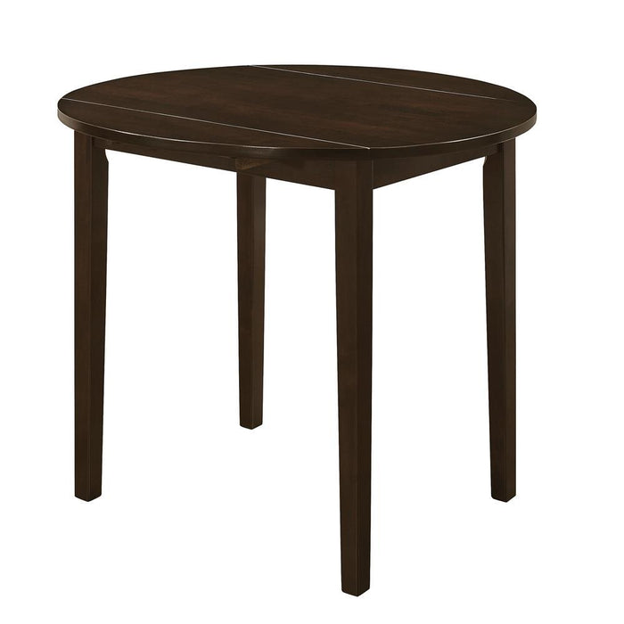 Bucknell 3-piece Dining Set with Drop Leaf Cappuccino and Tan - Just Furniture (PA) - Multi Location