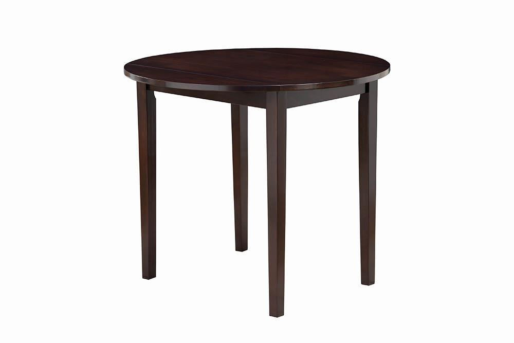 Bucknell 3-piece Dining Set with Drop Leaf Cappuccino and Tan - Just Furniture (PA) - Multi Location