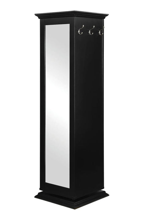 Robinsons Swivel Accent Cabinet with Cork Board Black - Just Furniture (PA) - Multi Location
