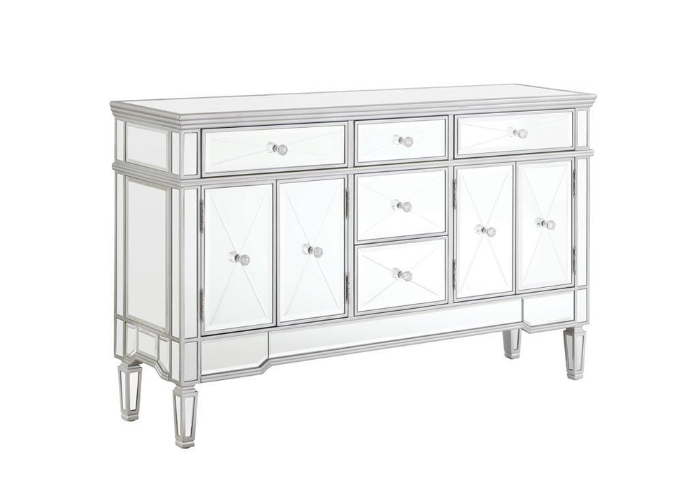 Duchess 5-drawer Accent Cabinet Silver - Just Furniture (PA) - Multi Location