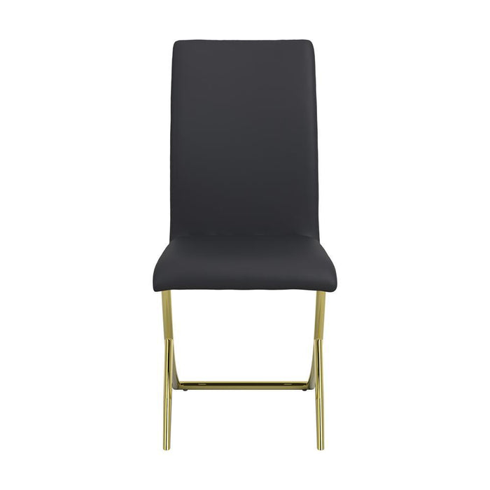 Carmelia Upholstered Side Chairs Black (Set of 4) - Just Furniture (PA) - Multi Location