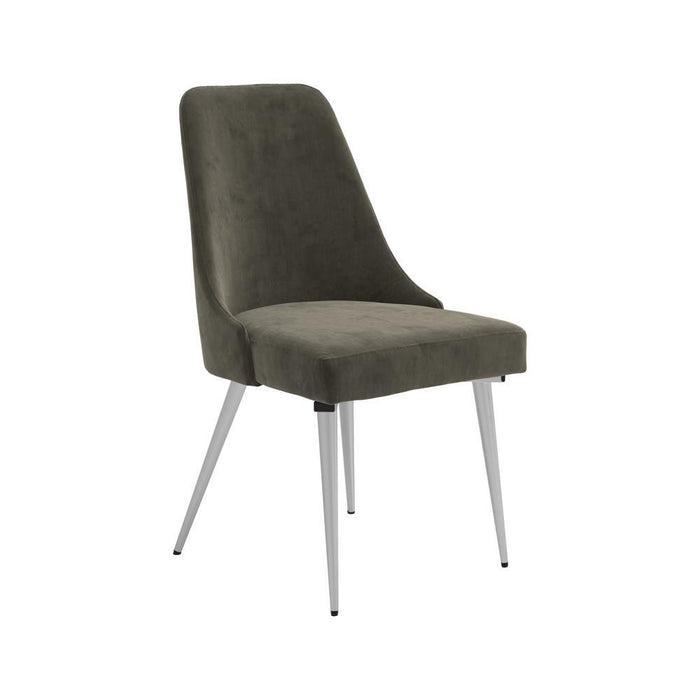 Cabianca Curved Back Side Chairs Grey (Set of 2) - Just Furniture (PA) - Multi Location